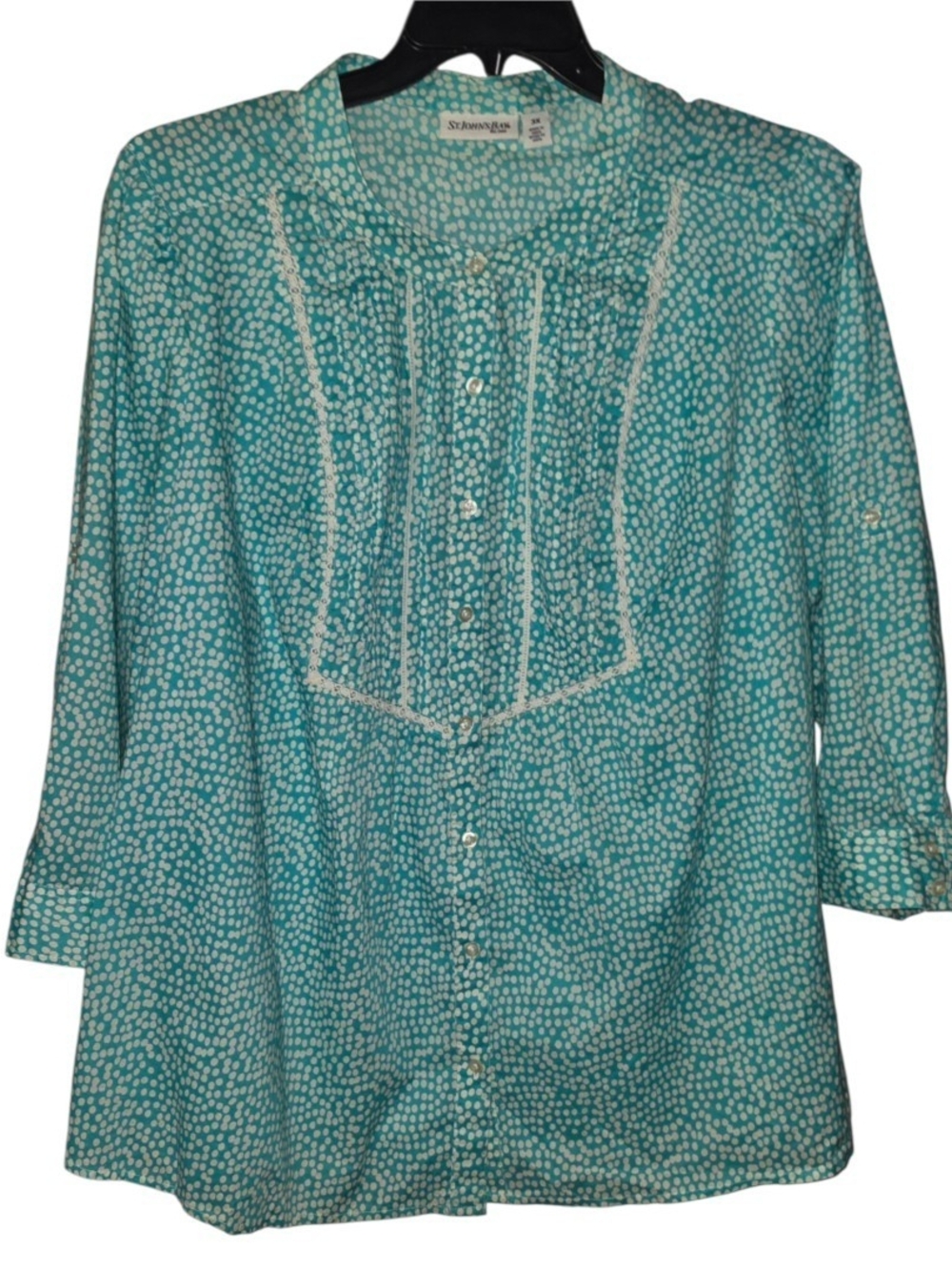 St. John's Bay 3/4 Sleeve Blouse Size 3X NWT